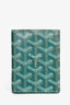 Goyard Green Goyardine Saint Marc Card Wallet