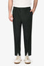Issey Miyake Homme Plisse Green Pleats Pants Size 2 Mens