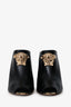 Versace Black Leather Medusa Mules Size 36