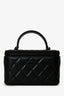 Pre-Loved Chanel™ 2021+ So Black Vanity Top Handle