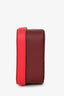 Louis Vuitton Red Leather Boite Clarence MM Jewellery Box