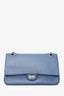 Pre-Loved Chanel™ 2017 Navy Leather Medallion Charm Reissue 2.55 Shoulder Bag