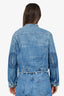 Helmut Lang Blue Denim Distressed Jacket Size M