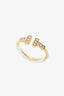 Tiffany & Co. 18K Yellow Gold Diamond 'T Wire' Ring