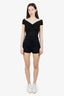 Dior Black Oblique Mini Shorts Size XS