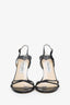 Jimmy Choo Black Leather Sling Back Heels Size 39