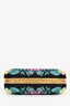 Alexander McQueen 2013 Navy Apple-Hummingbird Clutch