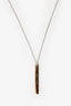 Tiffany & Co. Rose Gold Toned 1837 Bar Pendant Necklace