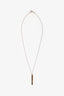 Tiffany & Co. Rose Gold Toned 1837 Bar Pendant Necklace