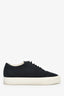 The Row Navy Canvas 'Marie H' Lace-Up Sneakers Size 37