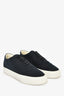 The Row Navy Canvas 'Marie H' Lace-Up Sneakers Size 37