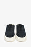 The Row Navy Canvas 'Marie H' Lace-Up Sneakers Size 37