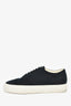The Row Navy Canvas 'Marie H' Lace-Up Sneakers Size 37