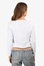 L'Agence White/Beige Contrast Cardigan Size M