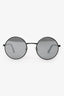 Saint Laurent Black Frame Round Sunglasses
