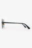 Saint Laurent Black Frame Round Sunglasses
