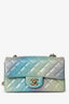 Pre-Loved Chanel™ 2024 Iridescent Ombre Lambskin Mini Rectangular Flap Bag
