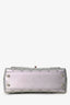 Pre-Loved Chanel™ 2021 Metallic Champagne Gold Quilted Caviar Mini Coco Top Handle Bag