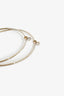 Tiffany & Co. Sterling Silver Elsa Peretti 0.1 ct Diamond Medium Hoop Earrings