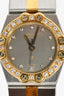 Chopard St.Moritz Stainless Steel/18k Yellow Gold Diamond Bezel & Diamond Dial 24mm Watch