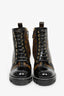 Louis Vuitton Black Monogram 'Star Trail' Lace-up Ankle Boots Size 37.5