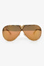 Louis Vuitton 2017 Black/Gold 'LV Drive' Aviator Sunglasses