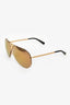 Louis Vuitton 2017 Black/Gold 'LV Drive' Aviator Sunglasses
