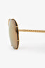 Louis Vuitton 2017 Black/Gold 'LV Drive' Aviator Sunglasses