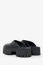 Gucci Rubber GG Monogram Perforated Lug Sole Sandals Size 37