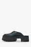 Gucci Rubber GG Monogram Perforated Lug Sole Sandals Size 37