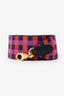 Hermès Multicolour Canvas Maxi Quadrille 50MM Bag Strap