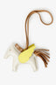 Hermès Craie/Chai/Lime Leather Rodeo Pegase PM Bag Charm