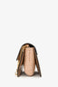 Chloé Blush Croc Embossed Leather Small Faye Crossbody Bag