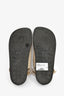 Givenchy Cream Leather Pattern Double Strap Sandals Size 40