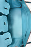 Hermès 2014 Bleu Colvert Togo Leather Retourne Birkin 30 PHW