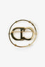 Christian Dior Gold-tone Faux Pearl Crystal Clair D Lune Brooch