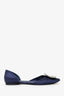 Roger Vivier Satin Chips D'Orsay Flat Size 37.5