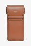 Celine Brown Leather Sunglass Pouch
