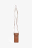 Celine Brown Leather Sunglass Pouch