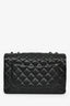 Pre-Loved Chanel™ 2008-09 Black Caviar Jumbo Classic Flap