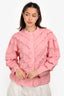 Sea New York Pink Scalloped Blouse Size S