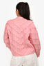 Sea New York Pink Scalloped Blouse Size S