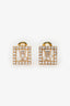 Chopard 18K Yellow Gold Happy Diamond Square Earrings
