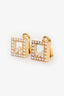 Chopard 18K Yellow Gold Happy Diamond Square Earrings