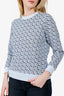 Burberry Blue Cotton 'Fairhall' Sweatshirt Size XXS