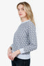 Burberry Blue Cotton 'Fairhall' Sweatshirt Size XXS