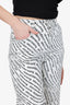 Alexander Wang White Logo Jeans Size 24