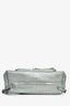 Pre-Loved Chanel™ 2019 Silver Croc Embossed Pocket Backpack