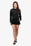 Red Valentino Black Mini Shorts Size 38
