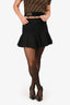 Red Valentino Black Flared Mini Skirt Size 38